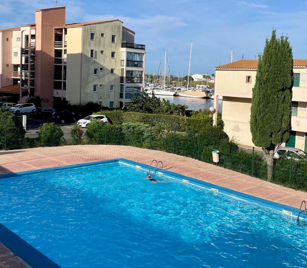 Studio face à la mer 4 couchages Piscine tennis parking privé - Vue magnifique sur la mer Agréable en toutes saisons Ile des pêcheurs - la Brigantine - Nouveau à la location Agde Esterno foto